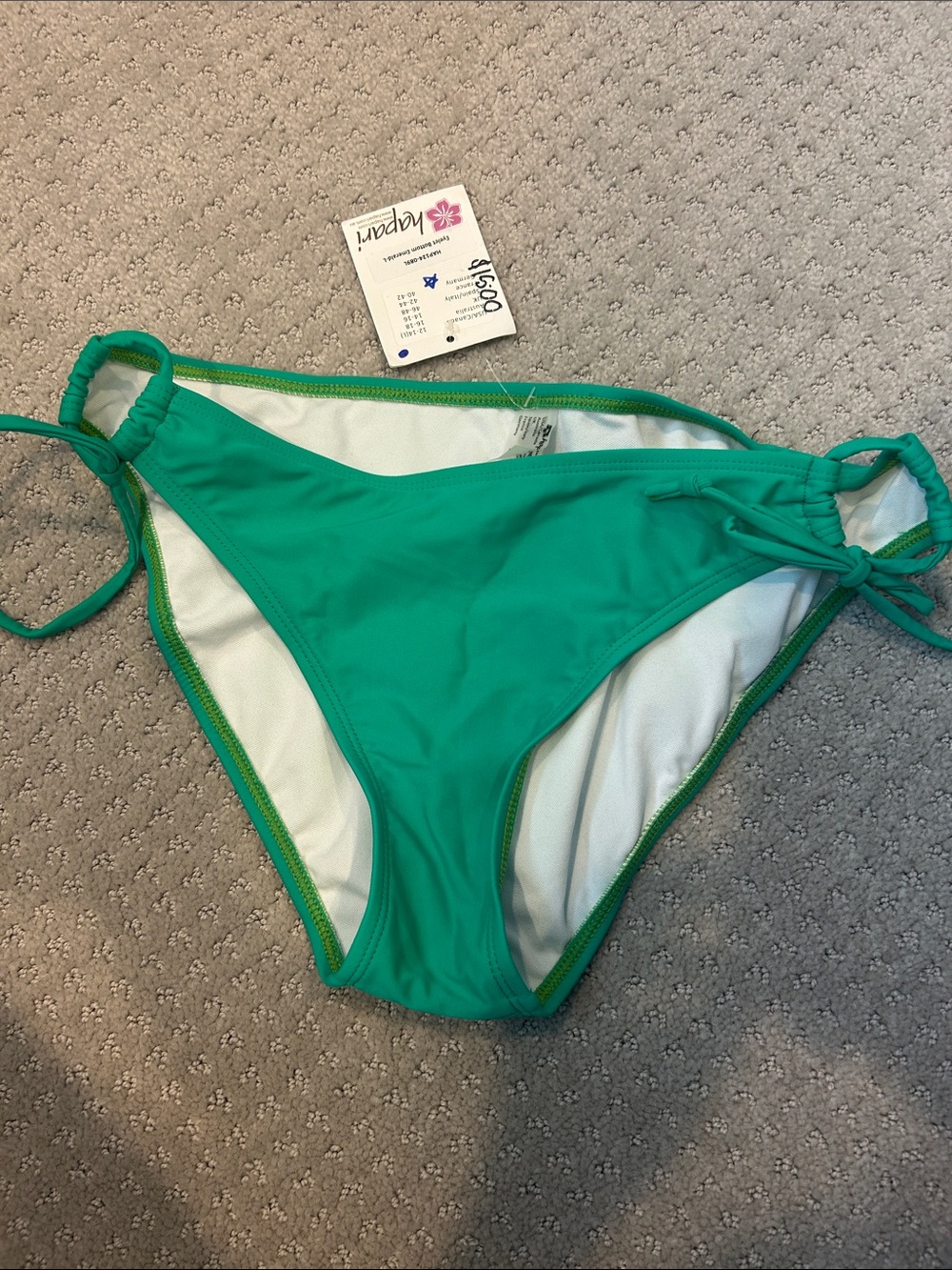 Hapari Emerald Eyelet Bikini Bottoms